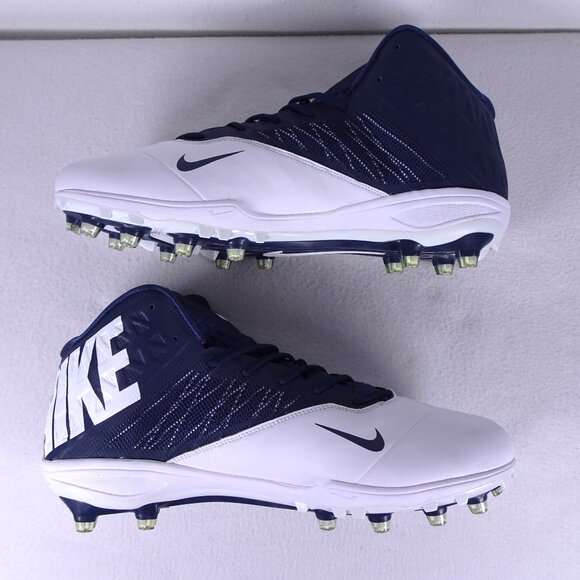 Nike Zoom Code Elite 3/4 TD Football Cleats Size 18 Blue White 603368-140 NEW - Picture 1 of 14